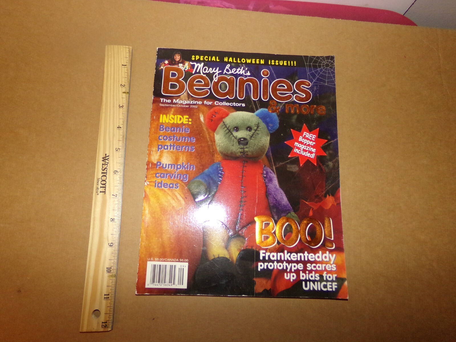 TY Beanie Babies Mary Beth’s Magazine Bean Bag World BOO