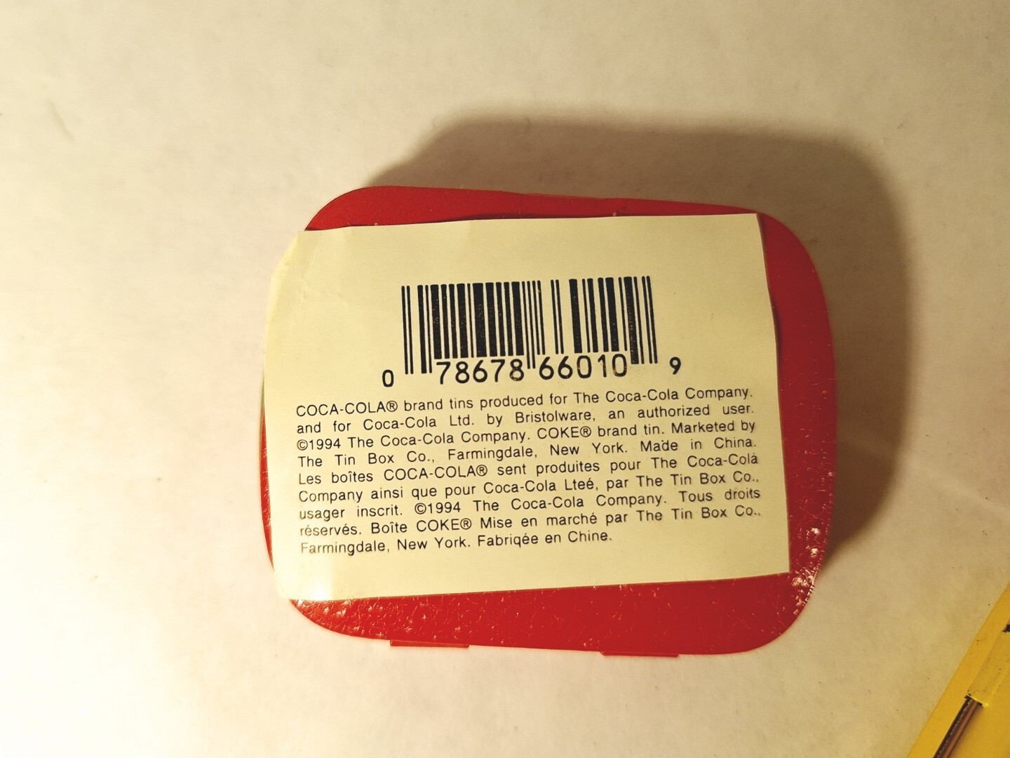 BRISTOLWARE: 1994 Tin Box Company Set Of 3 tins Hersheys, Campbells, Coca-Cola