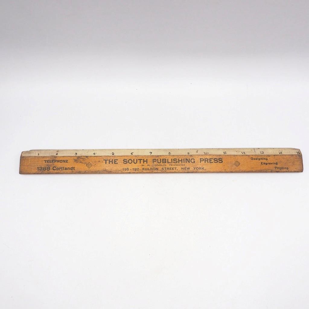 South Publishing Press New York City Advertising Ruler