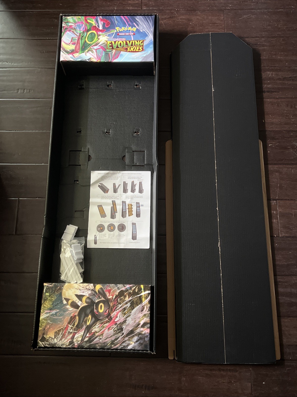 Authentic Pokemon Evolving Skies In Store Hanging Display With Stand