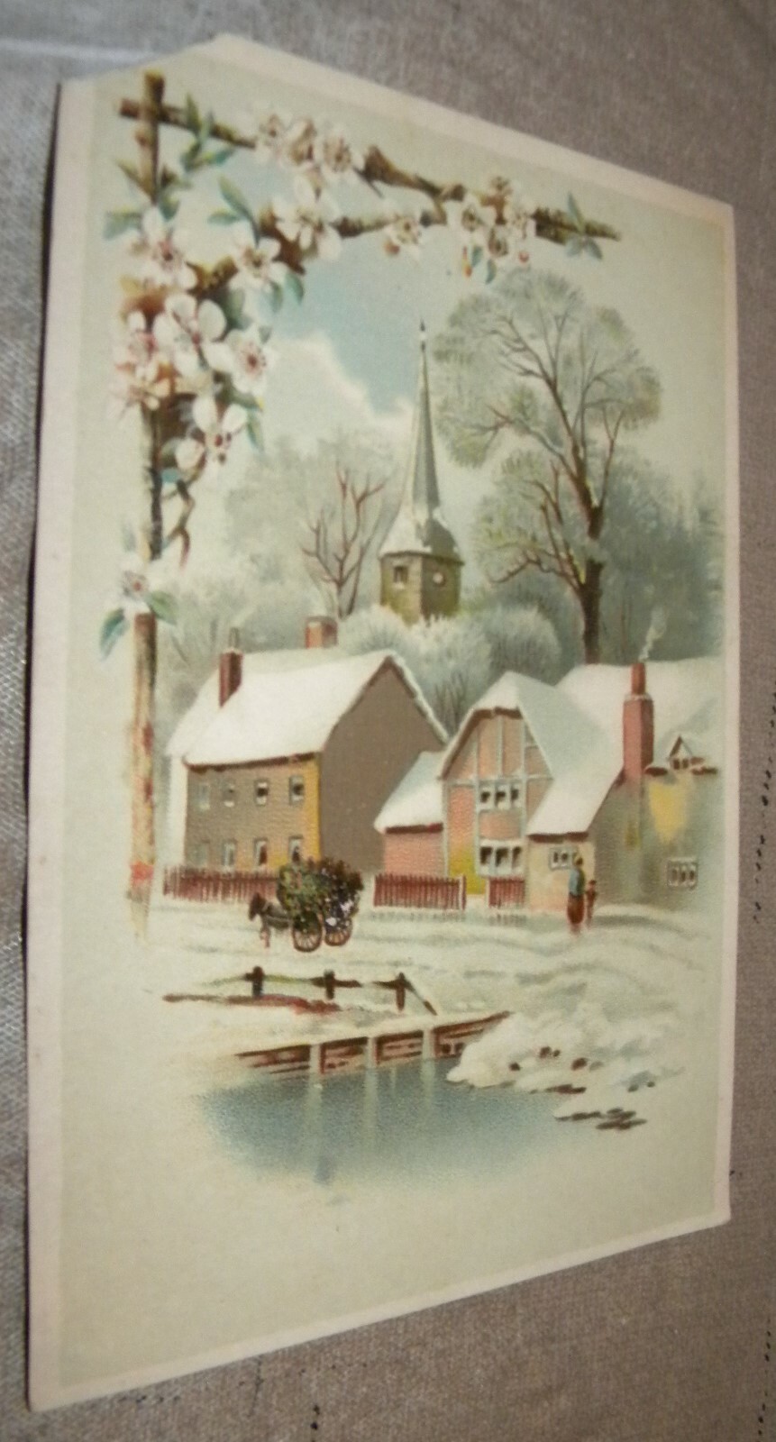 Old Trade Card C D Kenny Tea Dealer Coffee Roaster