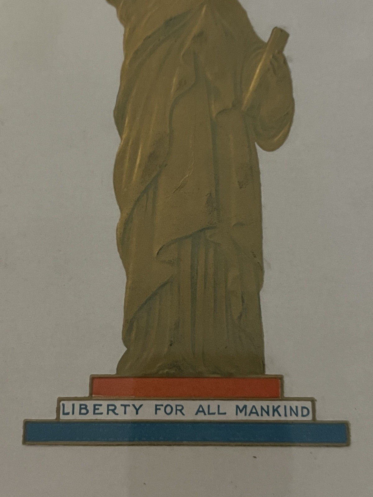 D G Cronin Hardware Implements Morris Illinois Advertising Statue Of Liberty
