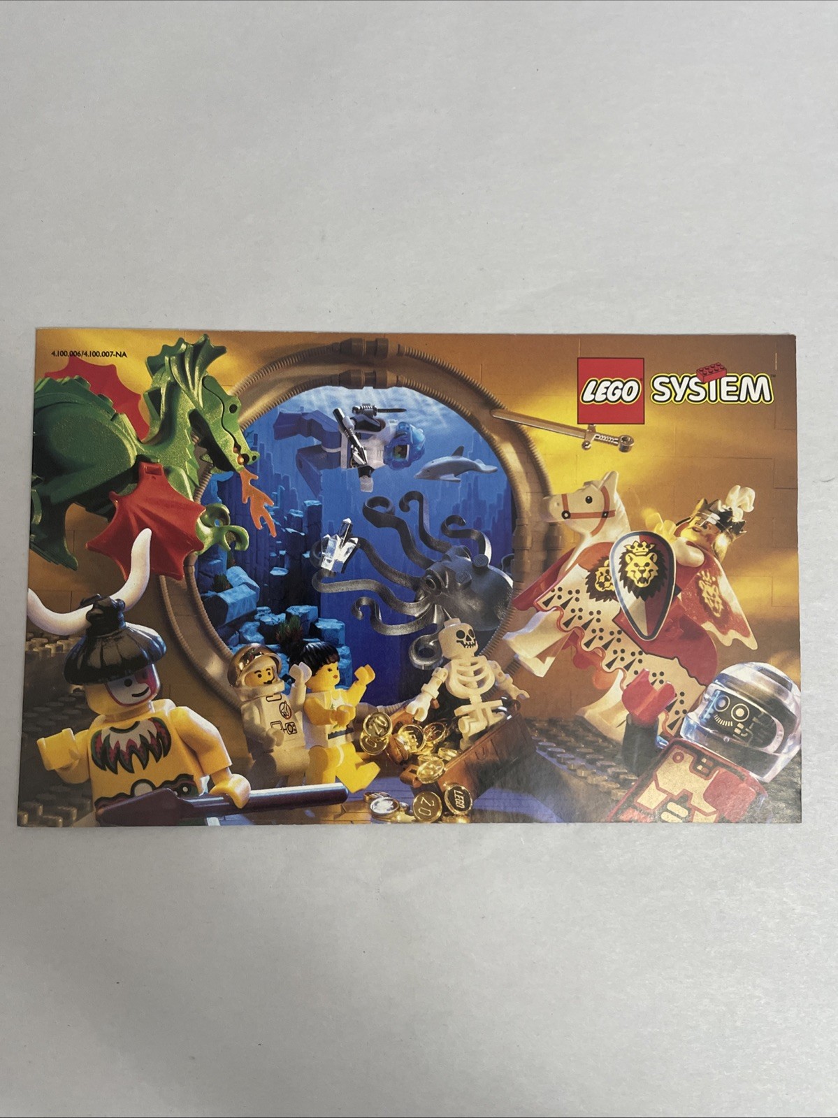 Lego System Vintage 1995 Set Catalog 4.100.006/4.100.007-NA Royal Knights