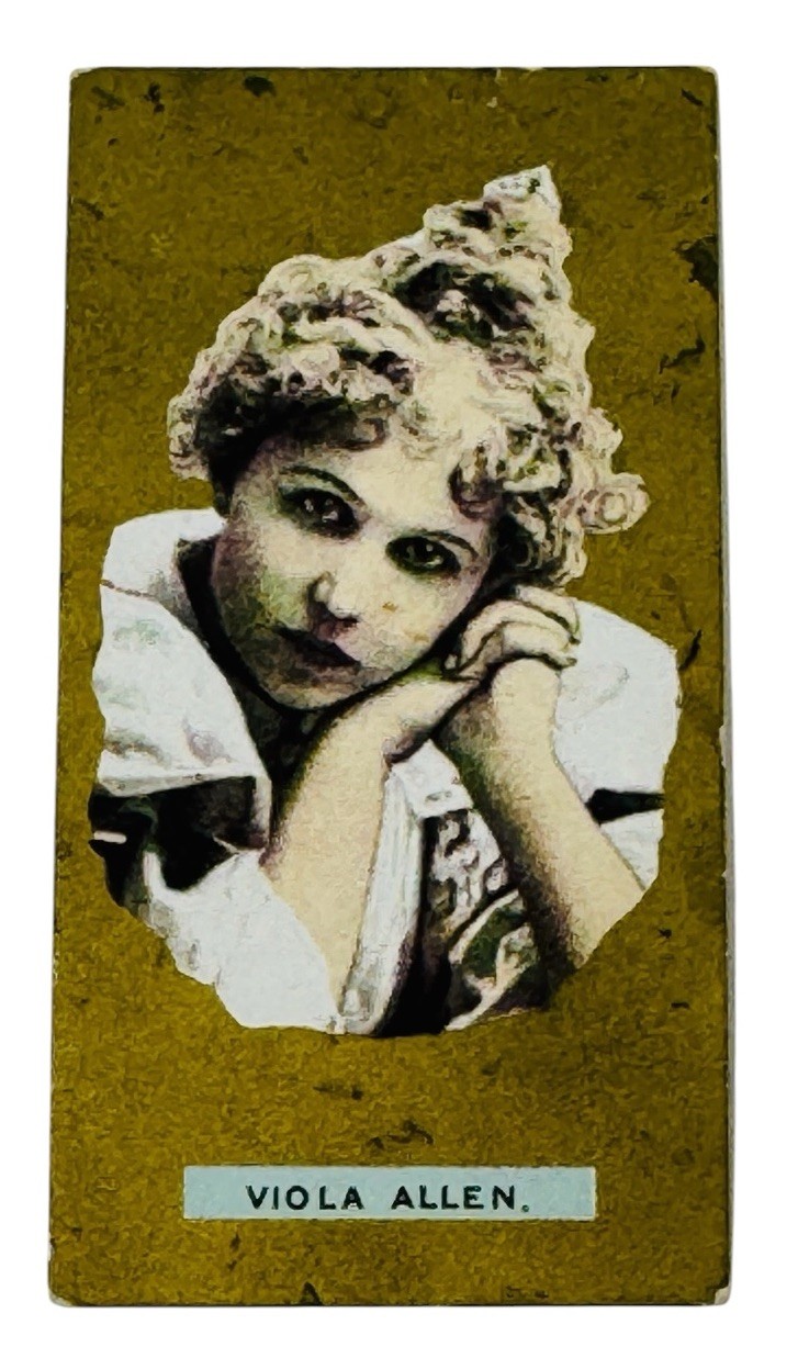 ANTIQUE MERCHANT’S T.C. – LORILLARD’S TIGER TOBACCO/VIOLA ALLEN, ACTRESS