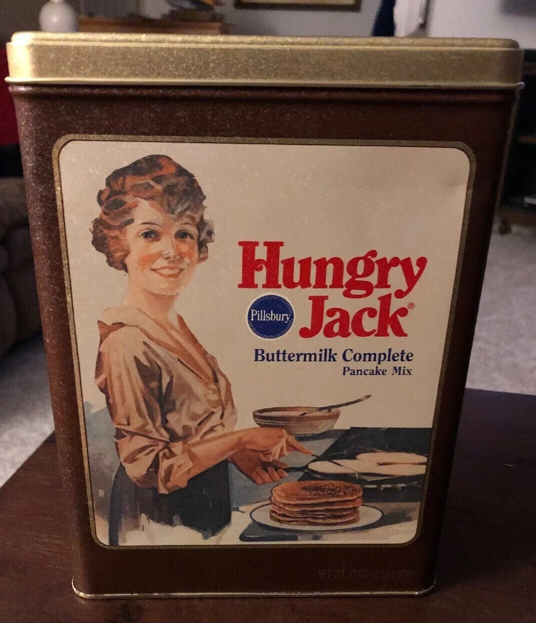 Vintage 1984 Pillsbury Hungry Jack Pancake Mix Tin – Americana