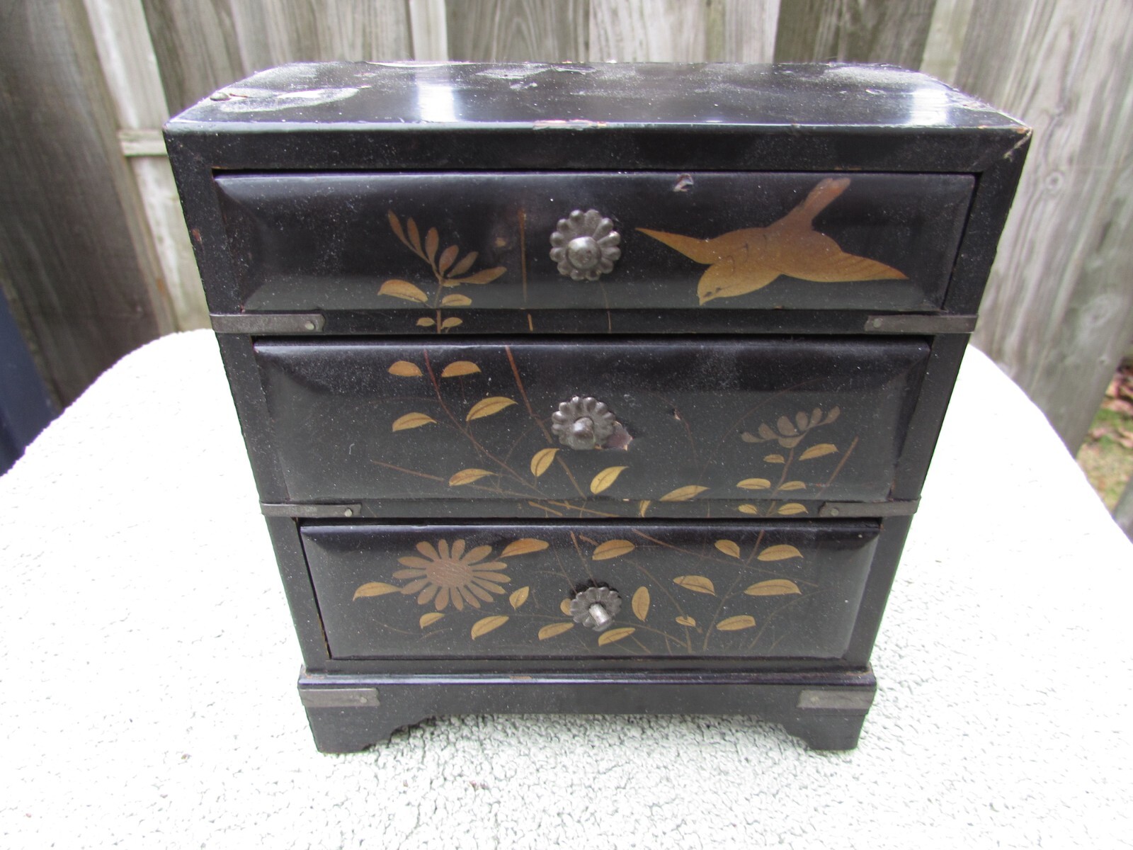 Rowntree’s Elect Cocoa Salesman Sample Toy Dresser Cabinet Vintage Wood