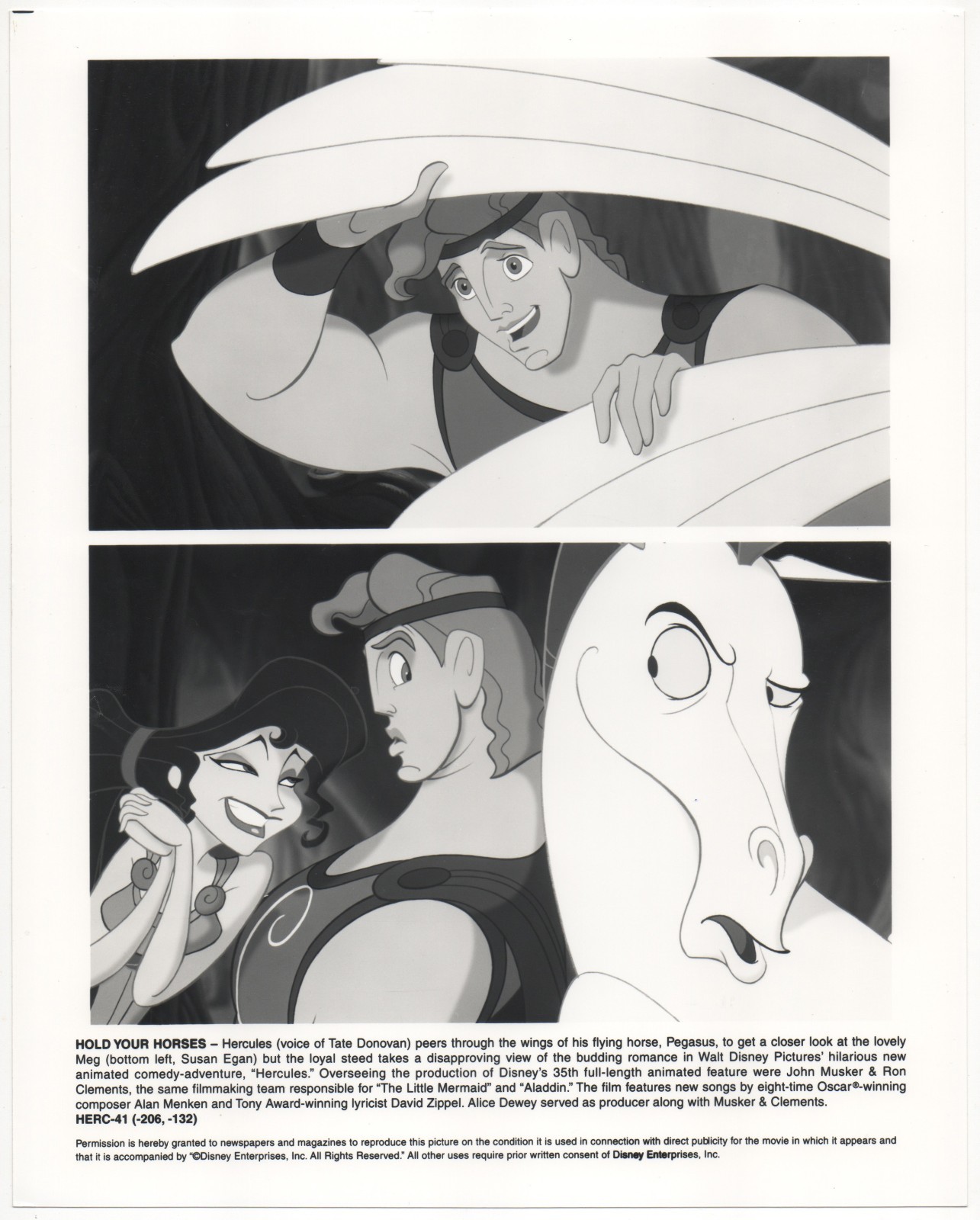 HERCULES ⚡ Orig. 8×10″ NM Movie Still Photo 1997 DONOVAN DEVITO WOODS DISNEY #6