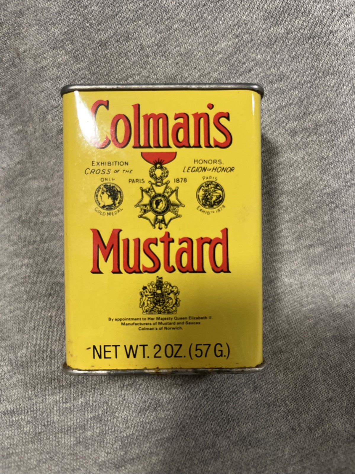 Vintage Colman’s Mustard Tin empty 4 oz