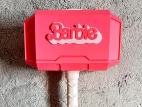 Barbie Themed Mjolnir Thor’s Hammer
