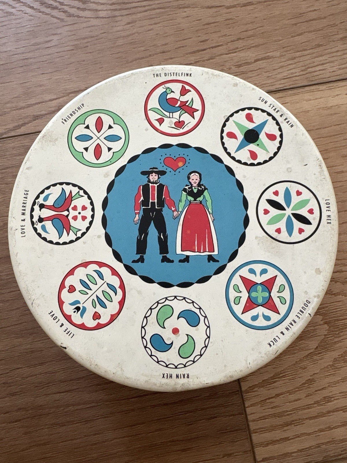 Amish Tin Box Hex Signs And Quilt Designs by Katharine Beecher Dutch Country