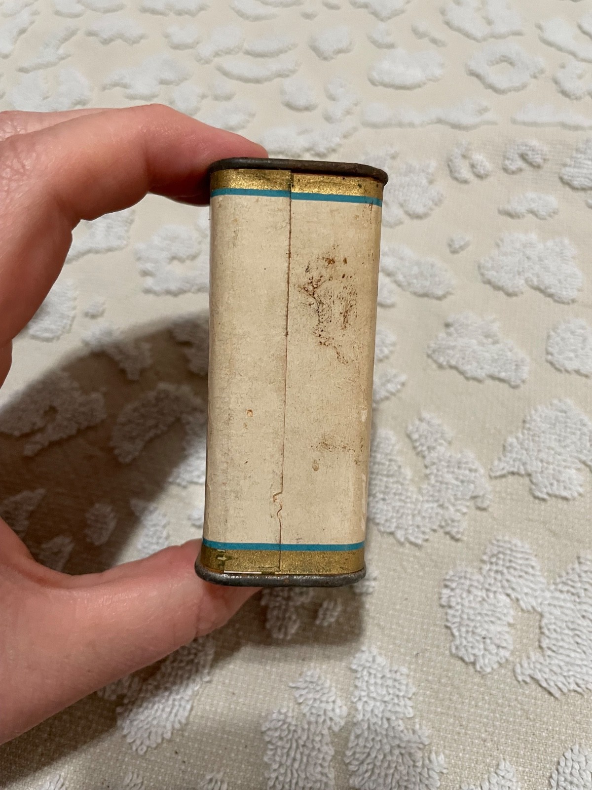 NJC Pure Food Spanish Paprika Paper Body Metal Top Spice Tin As Seen
