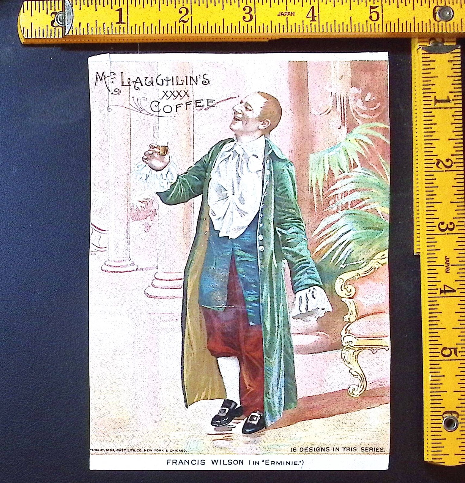 W.F. McLaughlin’s XXXX Coffee-1894 Victorian Trade Cards-1 of 16 in series