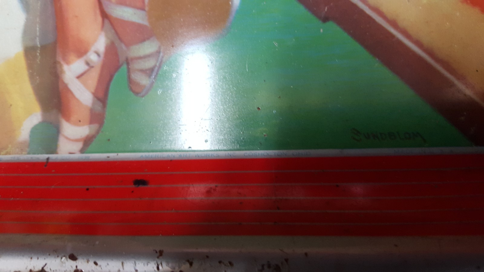 1939 American Art Works Coca Cola Serving Advertising Tray