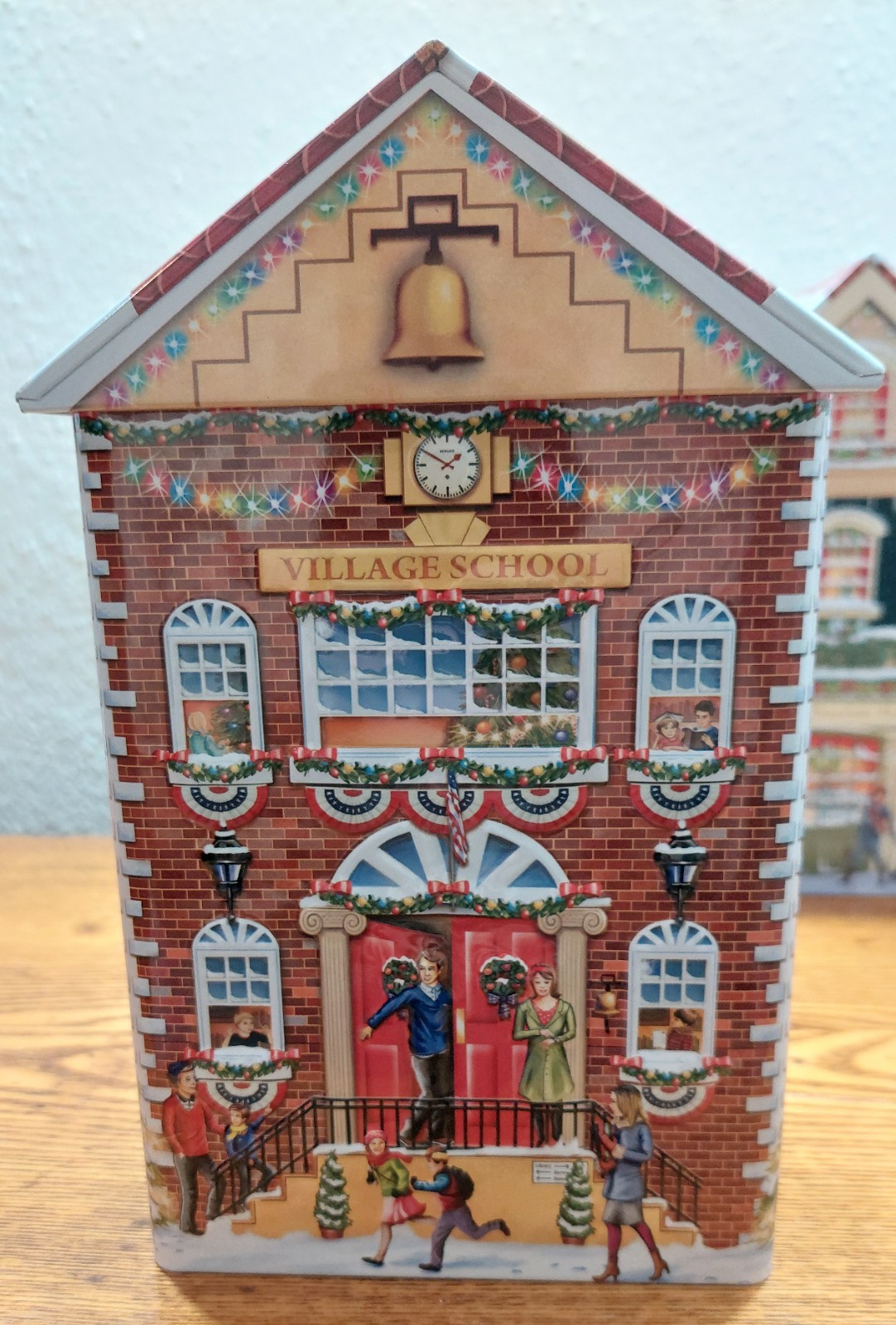 Harry London, Fannie May 2014 tin Christmas Village Anniversary Edition Set (5)