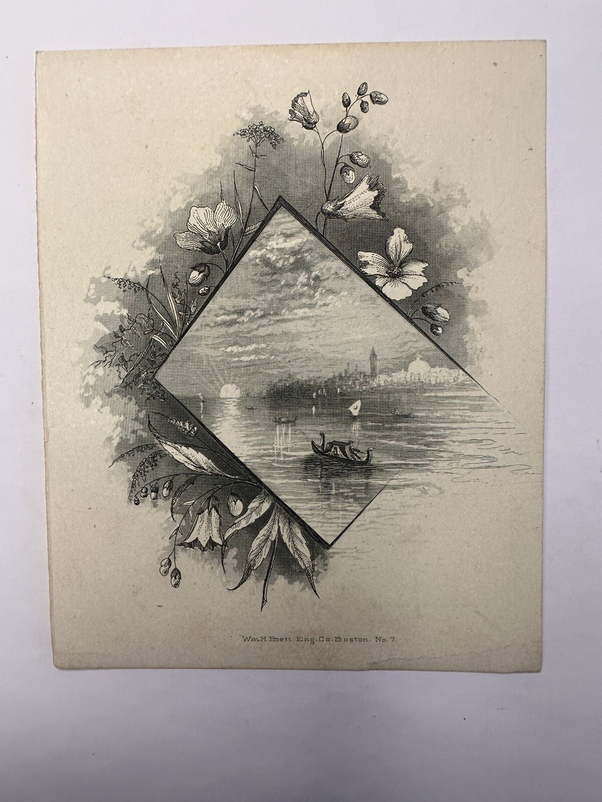 Victorian Jewelers Trade Card JB FARRINGTON WATCHMAKER FANCY GOODS B65