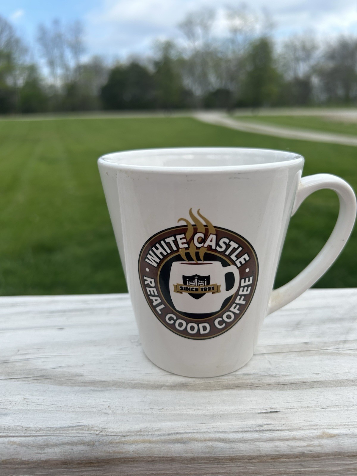 2001 WHITE CASTLE Real Good Coffee Mug Coffee You Crave Vintage 8oz