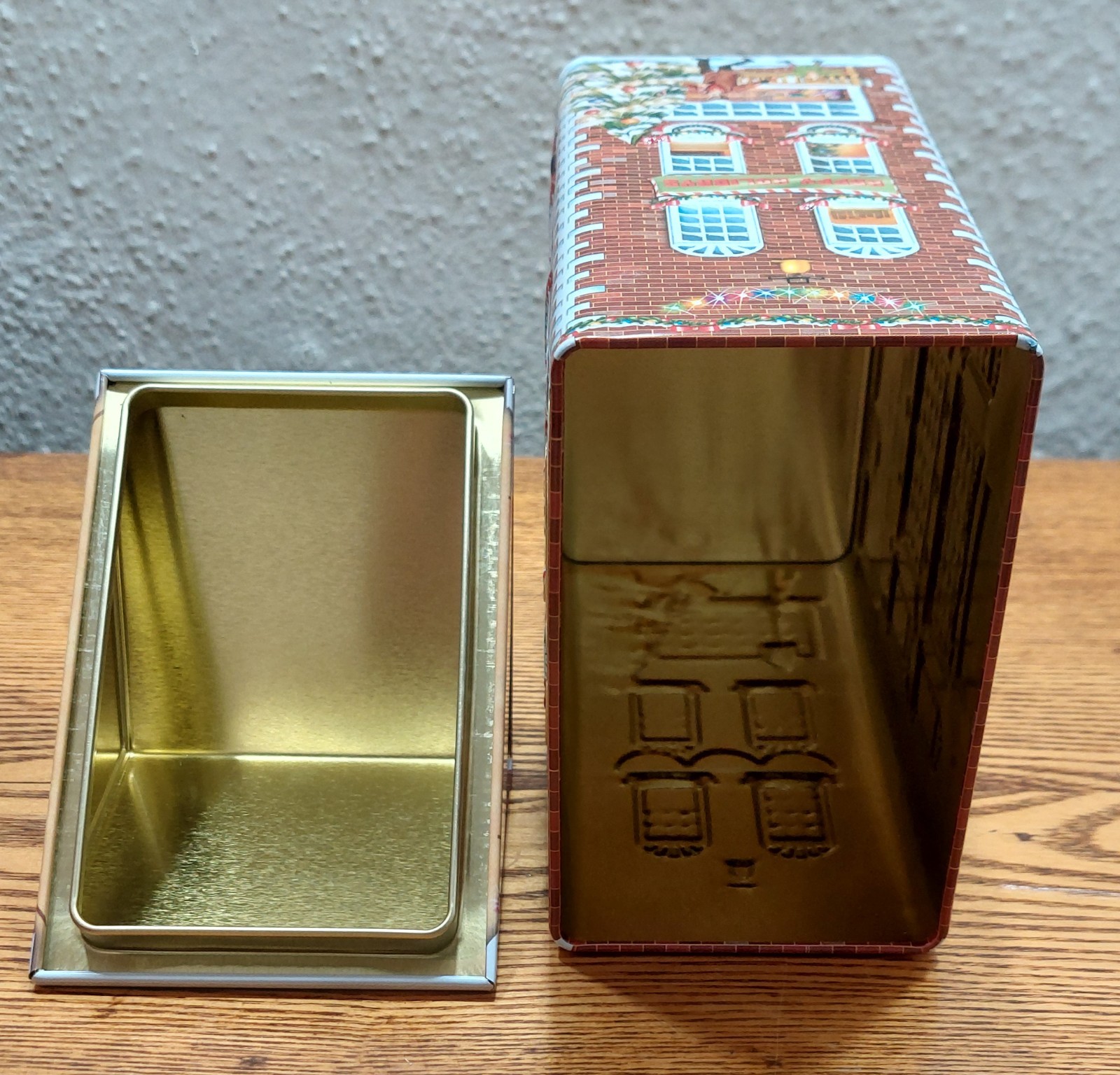 Harry London, Fannie May 2014 tin Christmas Village Anniversary Edition Set (5)