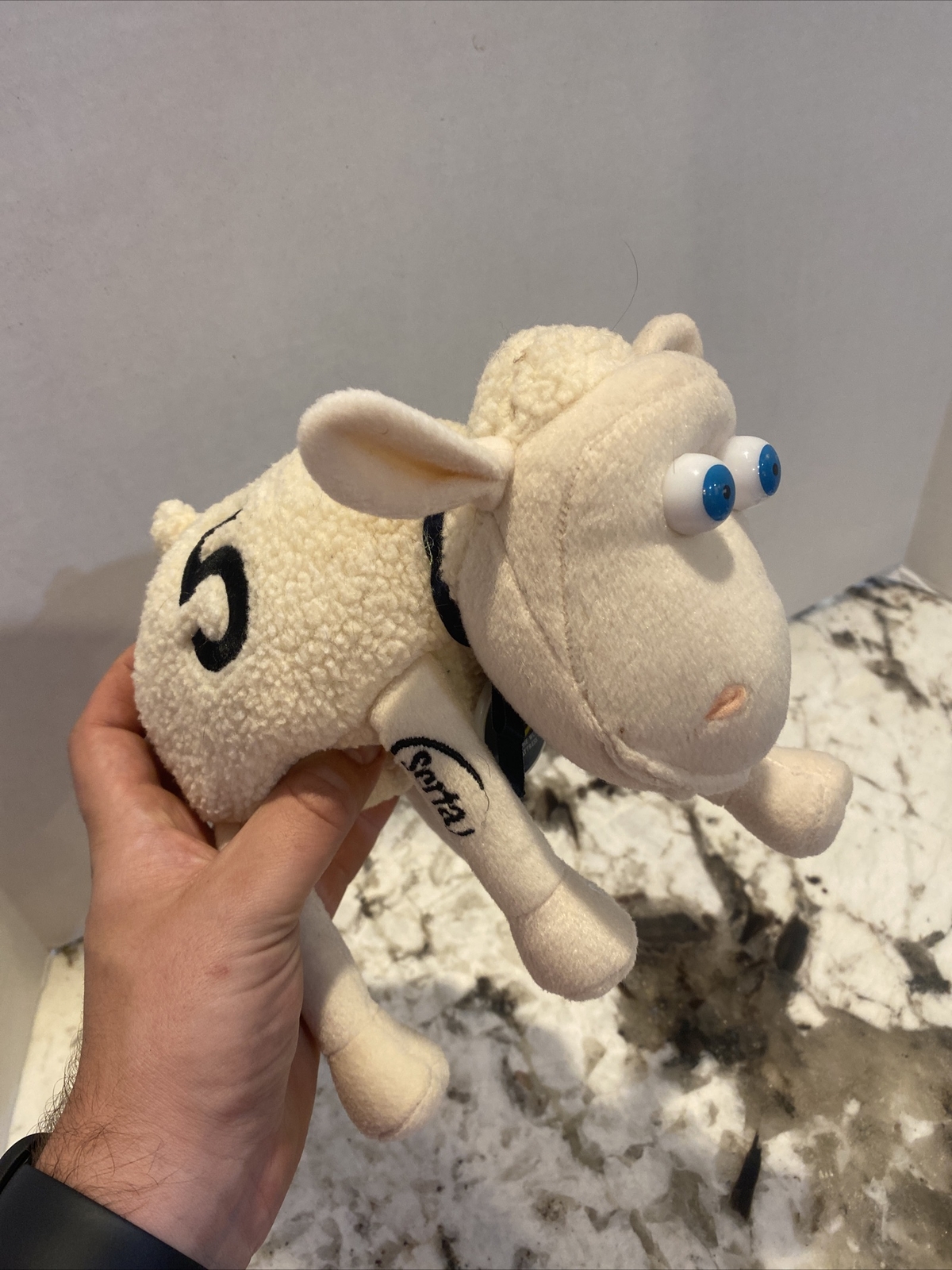 Serta Plush Sheep Sleep Number Counting Sheep #5 Curto Toy 2000