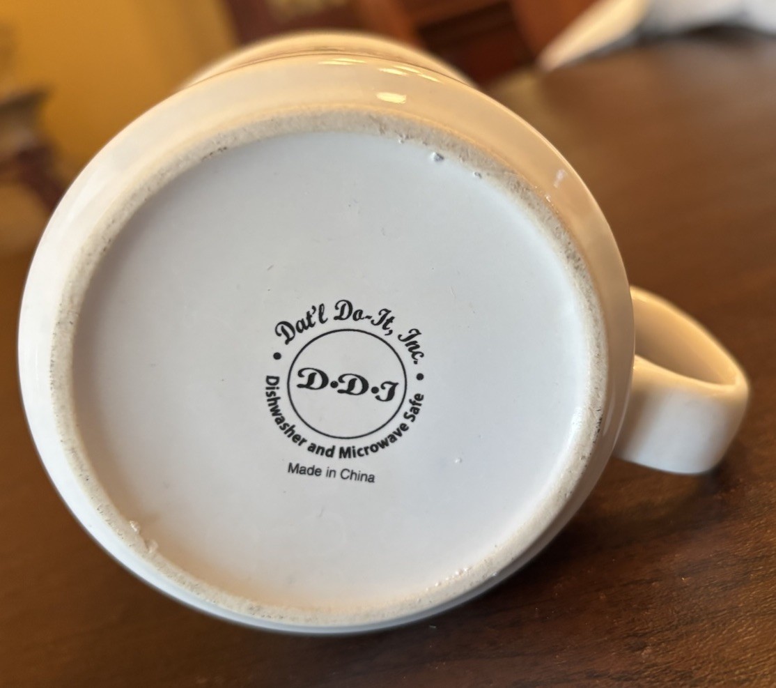 Tabasco Brand McIlhenny Co Red Logo Coffee Mug Cup Diner Style 3.75″ Rim DDJ