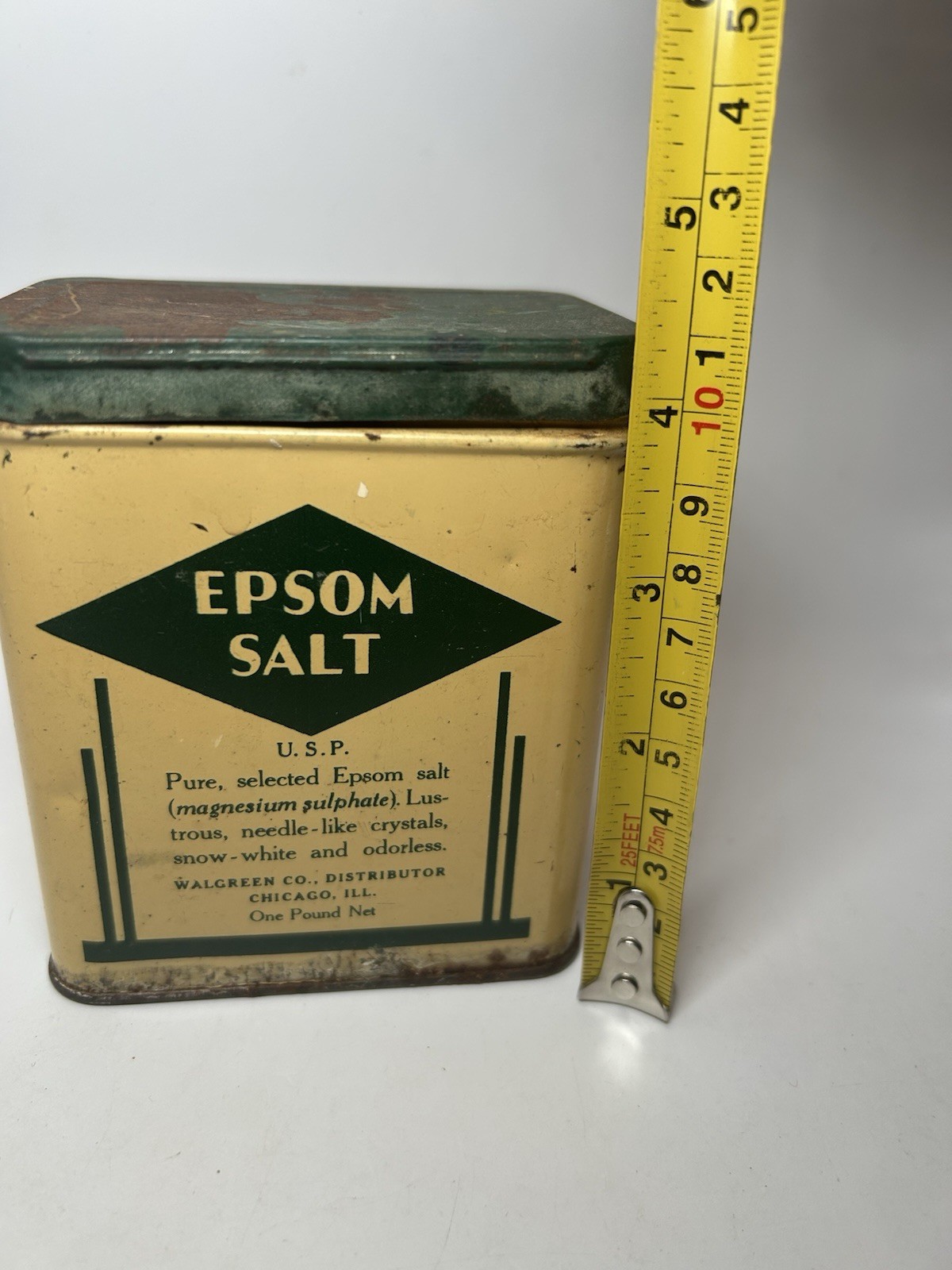 Vintage Epsom Salt Tin – Chicago, Illinois