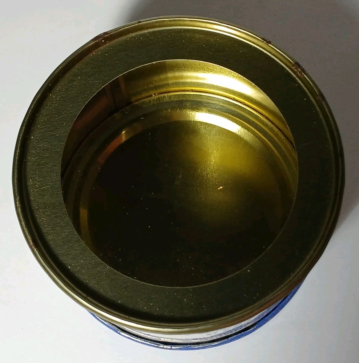New 1960s Vintage Oyster Can Graphic Tin Can Lid Chef Graphic Bon Secour Alabama