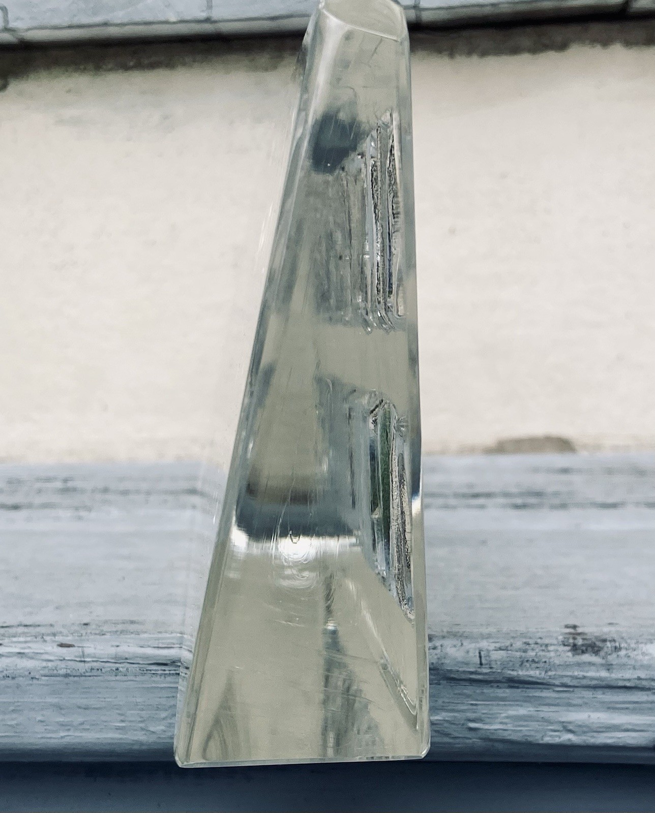 Antique Retail Val-St. Lambert Glass Cut By Phillips Sign Ca 1900