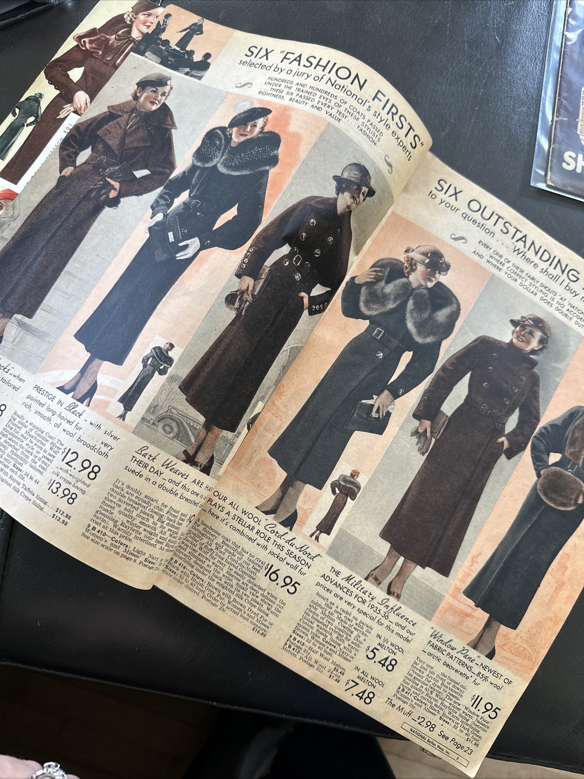 RARE 1935-1936 National’s Bella Hess Fall Winter Style Book Gorgeous Minn