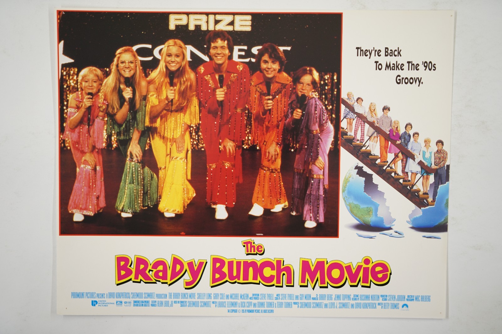 THE BRADY BUNCH MOVIE Compl SETof8 Movie Lobby Cards 1995 SHELLEY LONG GARY COLE