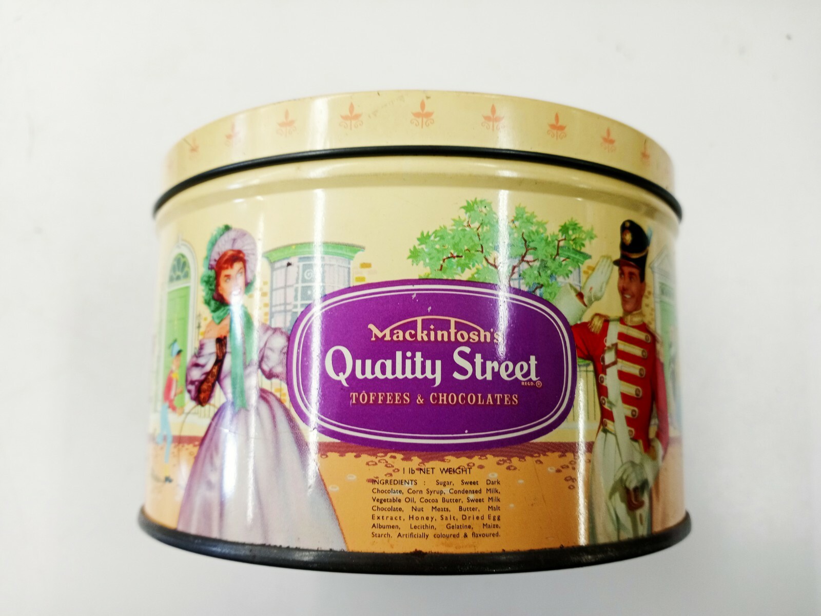 Vintage Mackintosh’s Quality Street Toffees & Chocolates Tin England Collectible