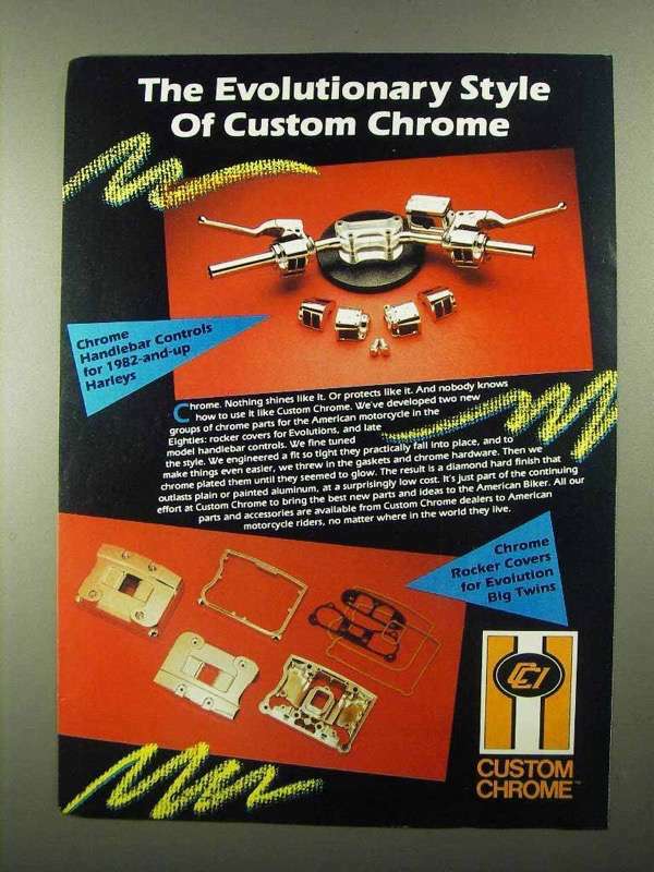 1987 Custom Chrome Parts and Accessories Ad – Style