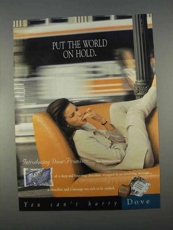 1996 Dove Promises Chocolate Ad – Put World On Hold