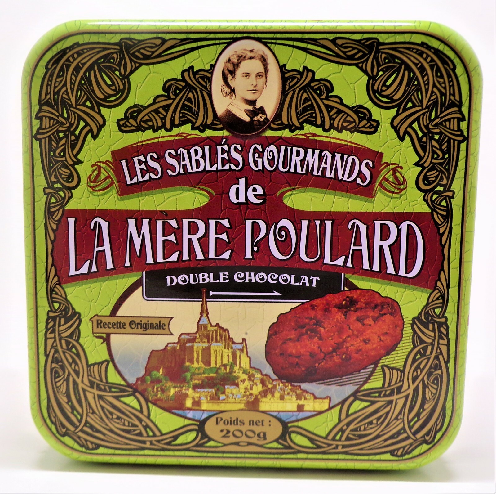 Les Sables Gourmands De la Mere Poulard Collectible Empty Tin Made In France
