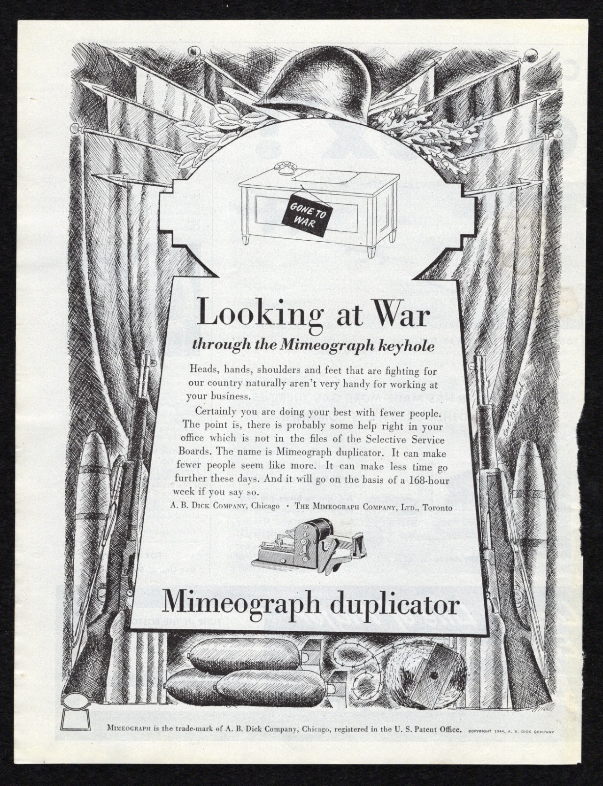 1944 Allis Chalmer Engineering Tornado In Box Gas Turbine War Gasoline Print Ad