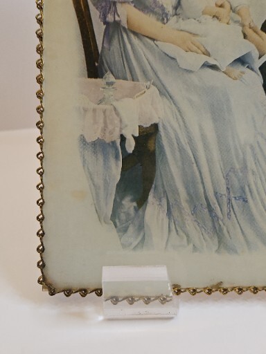 Vintage Chain Frame Advertising Litho FRANK H. SMITH HARDWARE Middleton CONN.