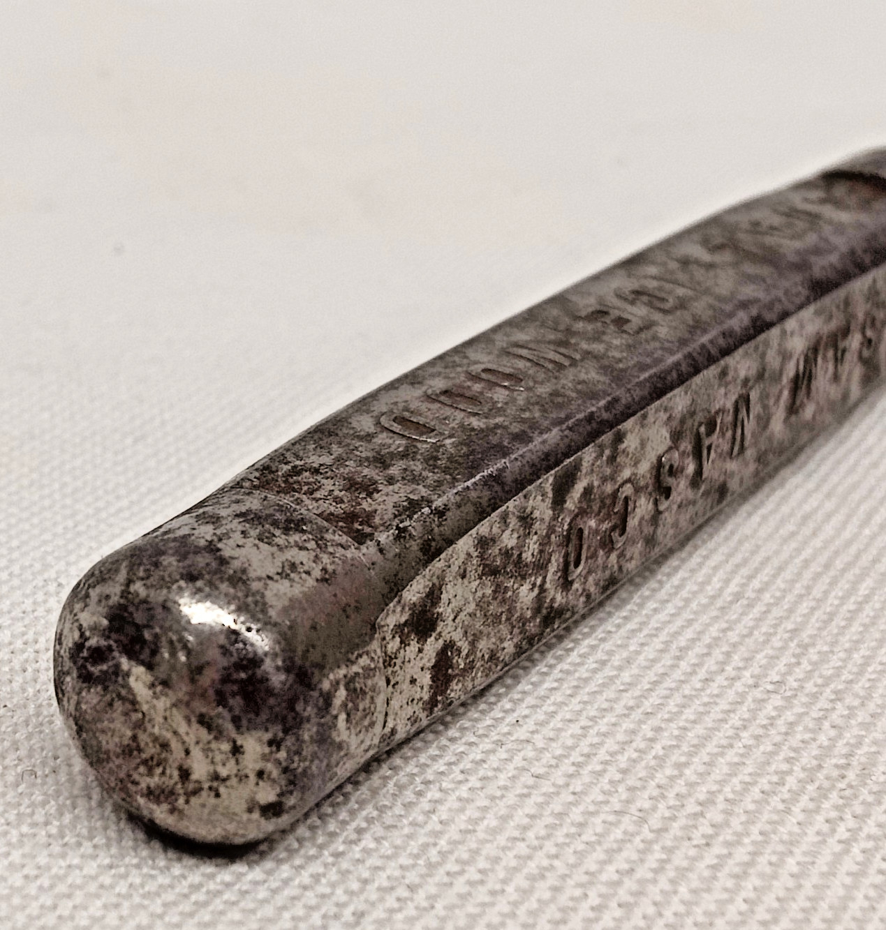 Antique Lyndhurst New Jersey Metal Advertising Ice Pick Sam Nas Co Ice Wood Coal