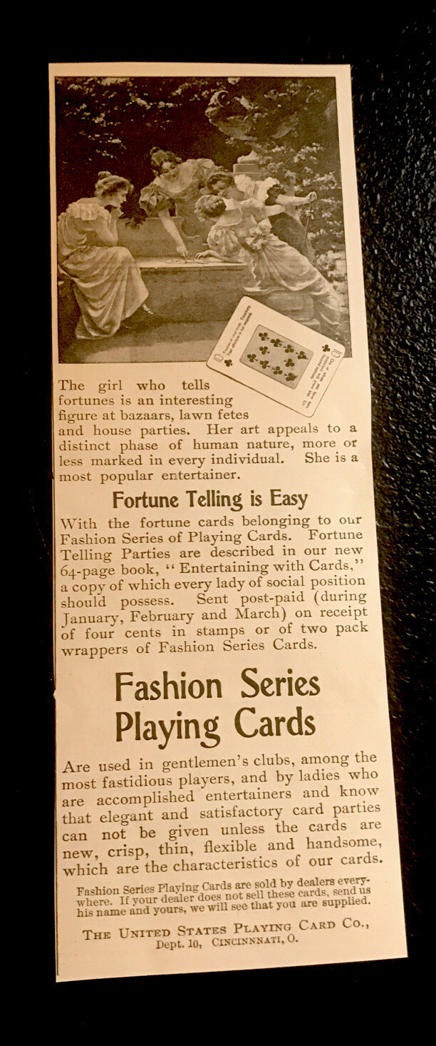 1900 Unites States Playing Card Co. Advertising – Cincinnati – Ohio