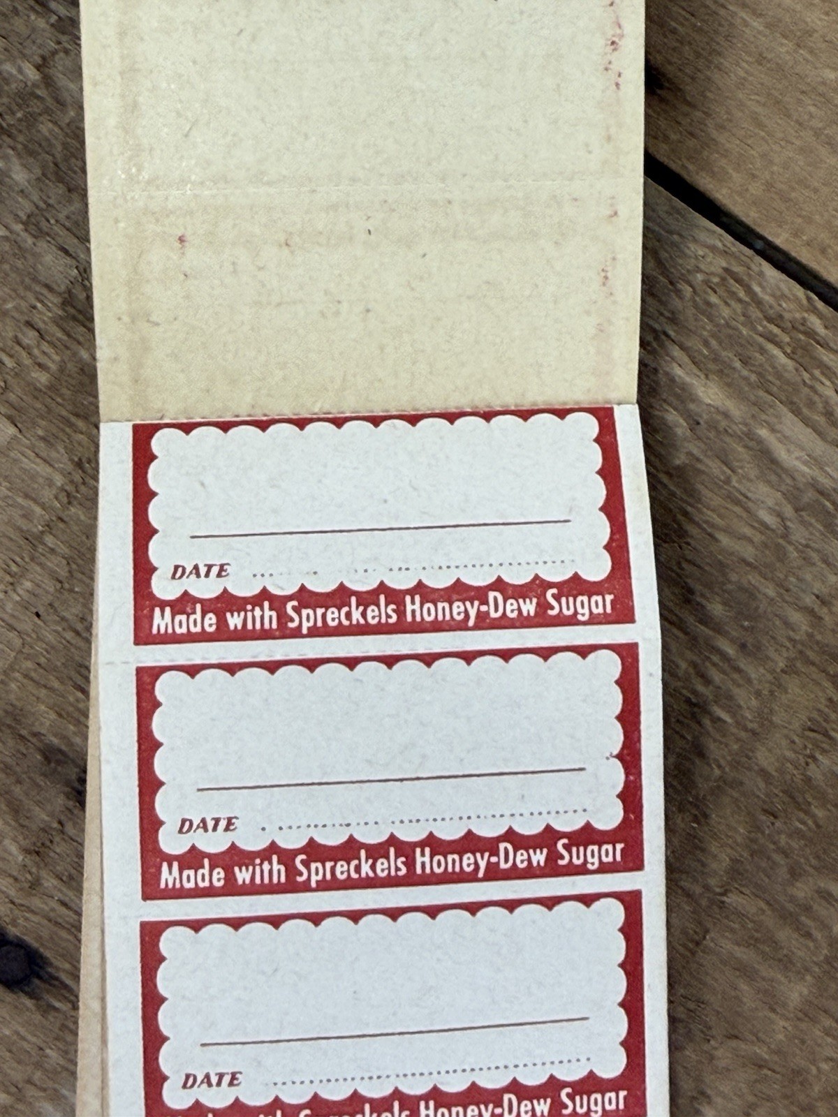 Two Books of Vintage 1950’S Jar Labels For Home Canning Beet Honey-Dew Sugar
