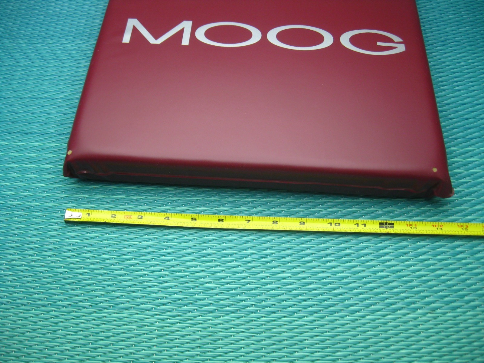 MOOG Seat Cushions Stadium Bleacher Foam Advertising Employee Gift Maroon Logo 2