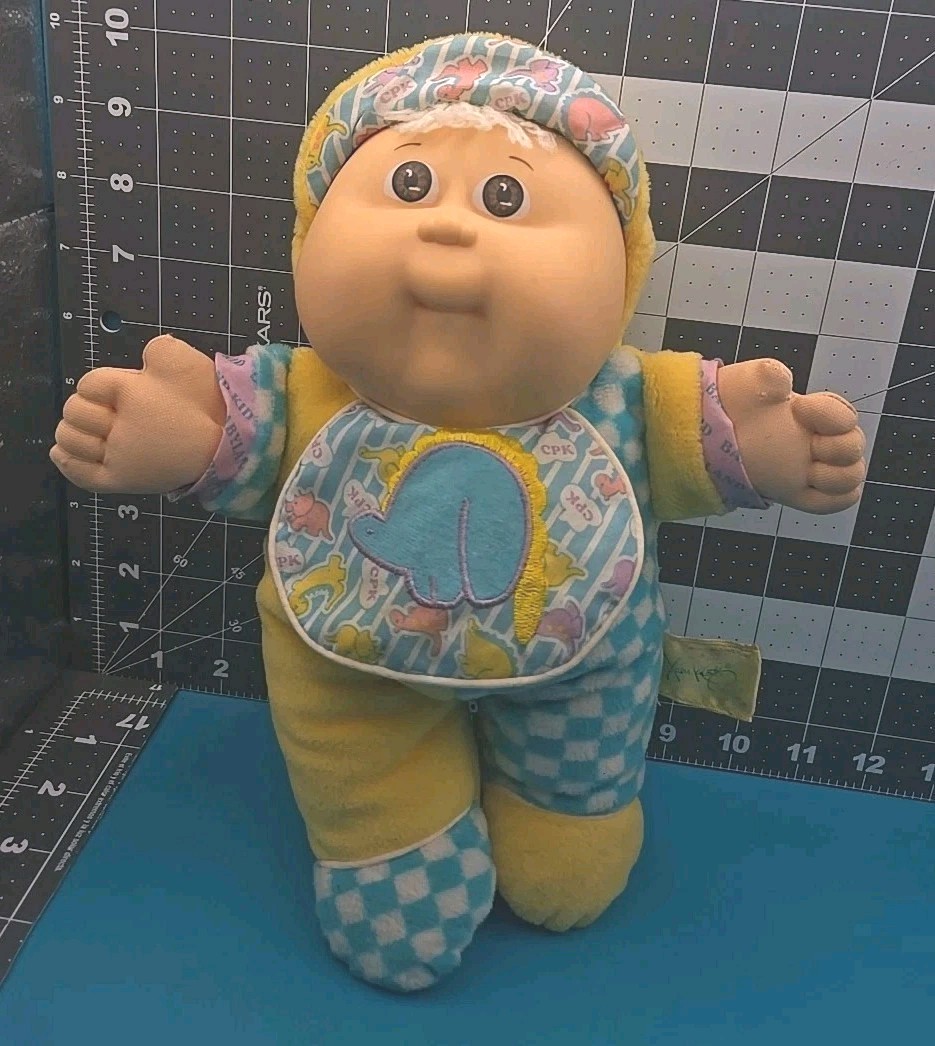 Hasbro Cabbage Patch Kids ‘Babyland’ Doll w/ Dinosaur Bib Rattle Xavier Robert