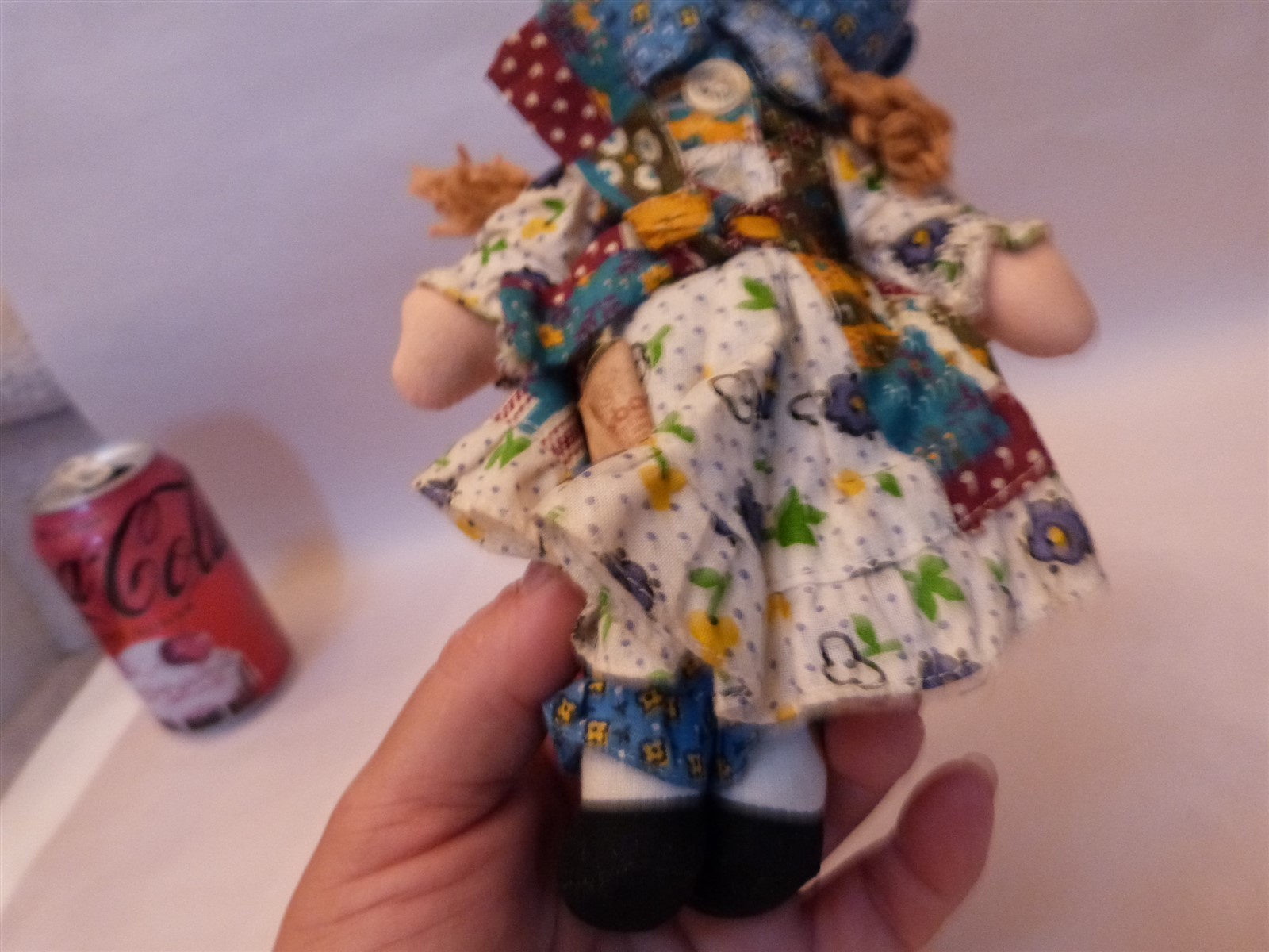 ~ VINTAGE 1970s Knickerbocker Original Holly Hobbie Plush Ragdoll 9″