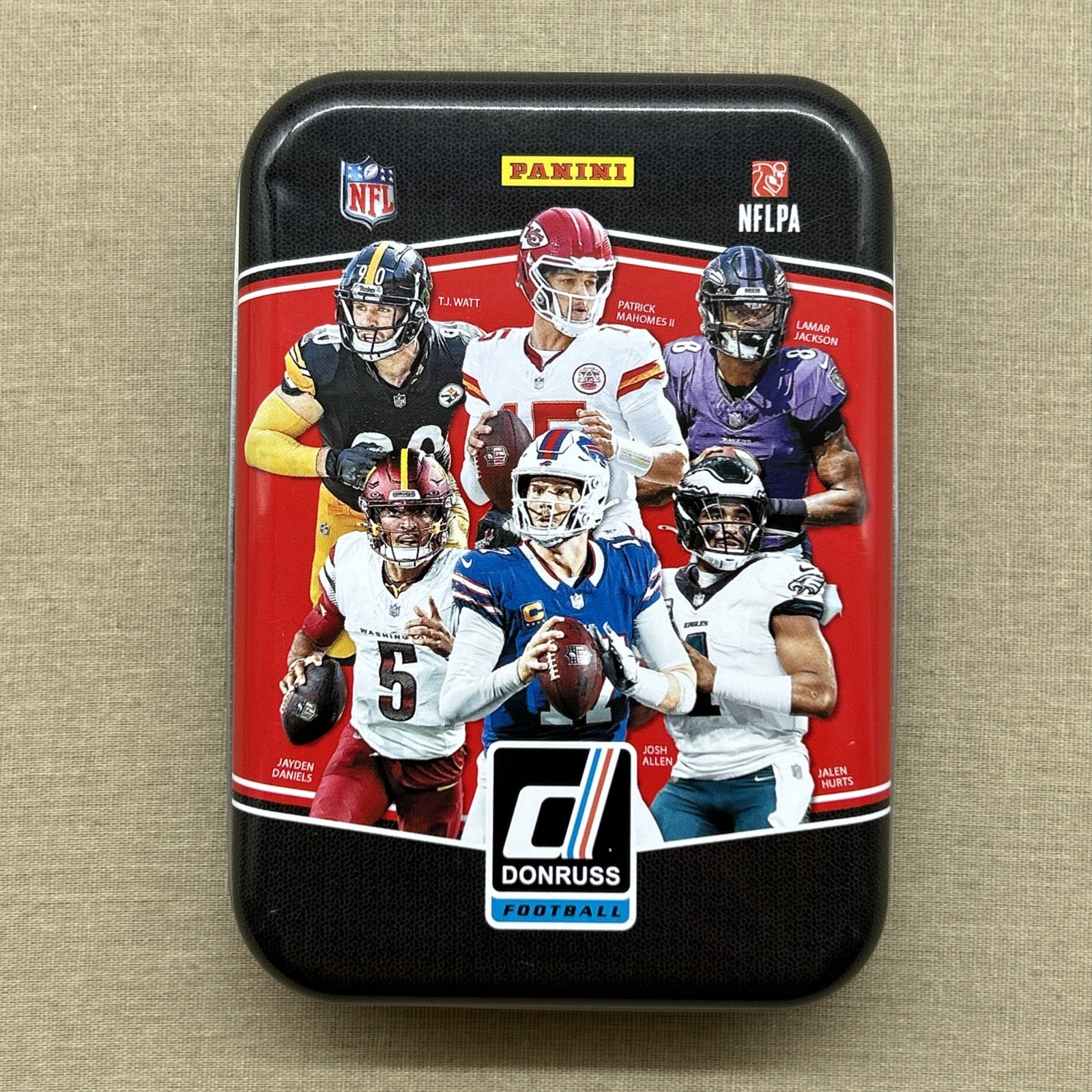 2025 Panini Donruss Football TIN ONLY Card Container NFL NFLPA Organizer Collect