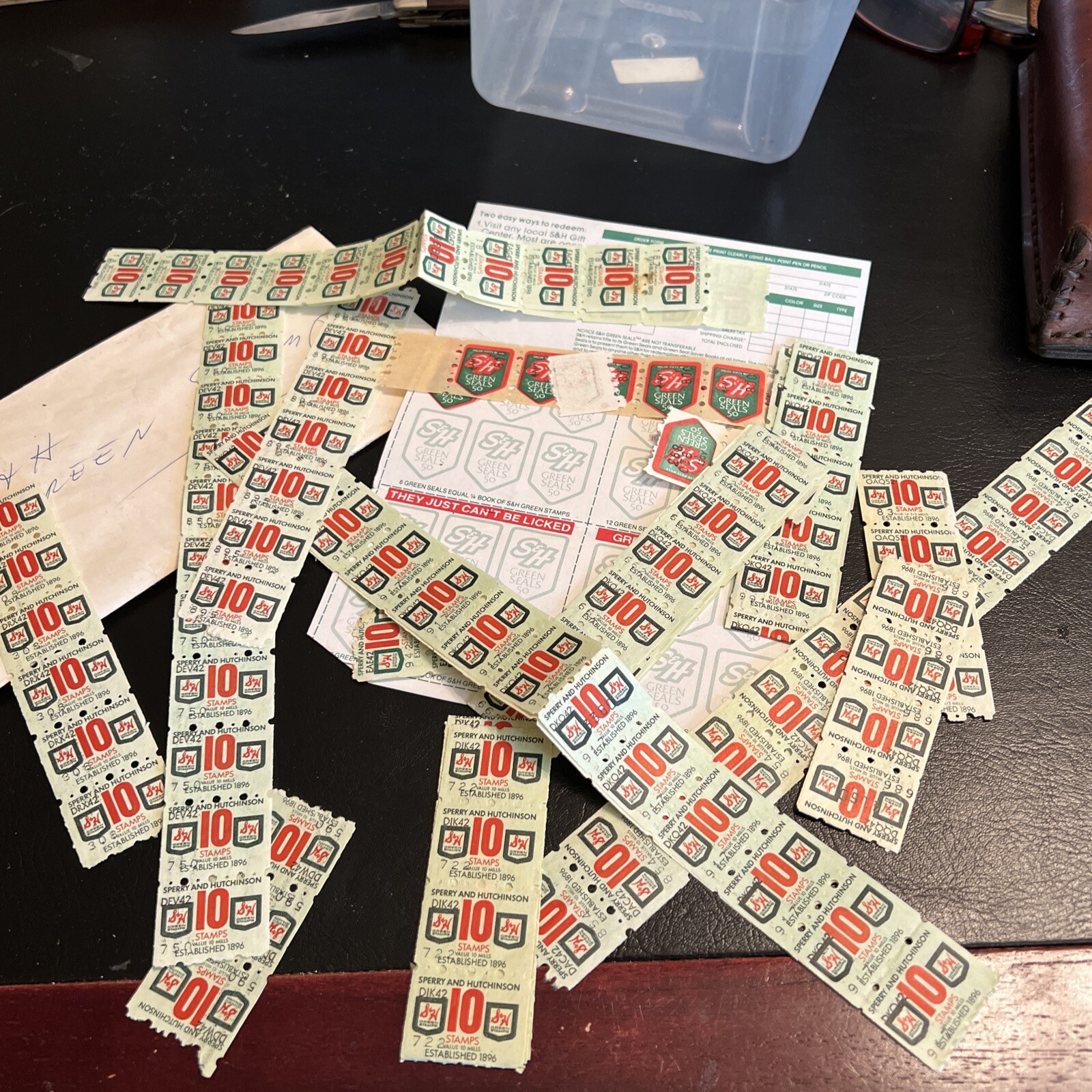 Vintage Lot S&H STAMPS and Seal Saver