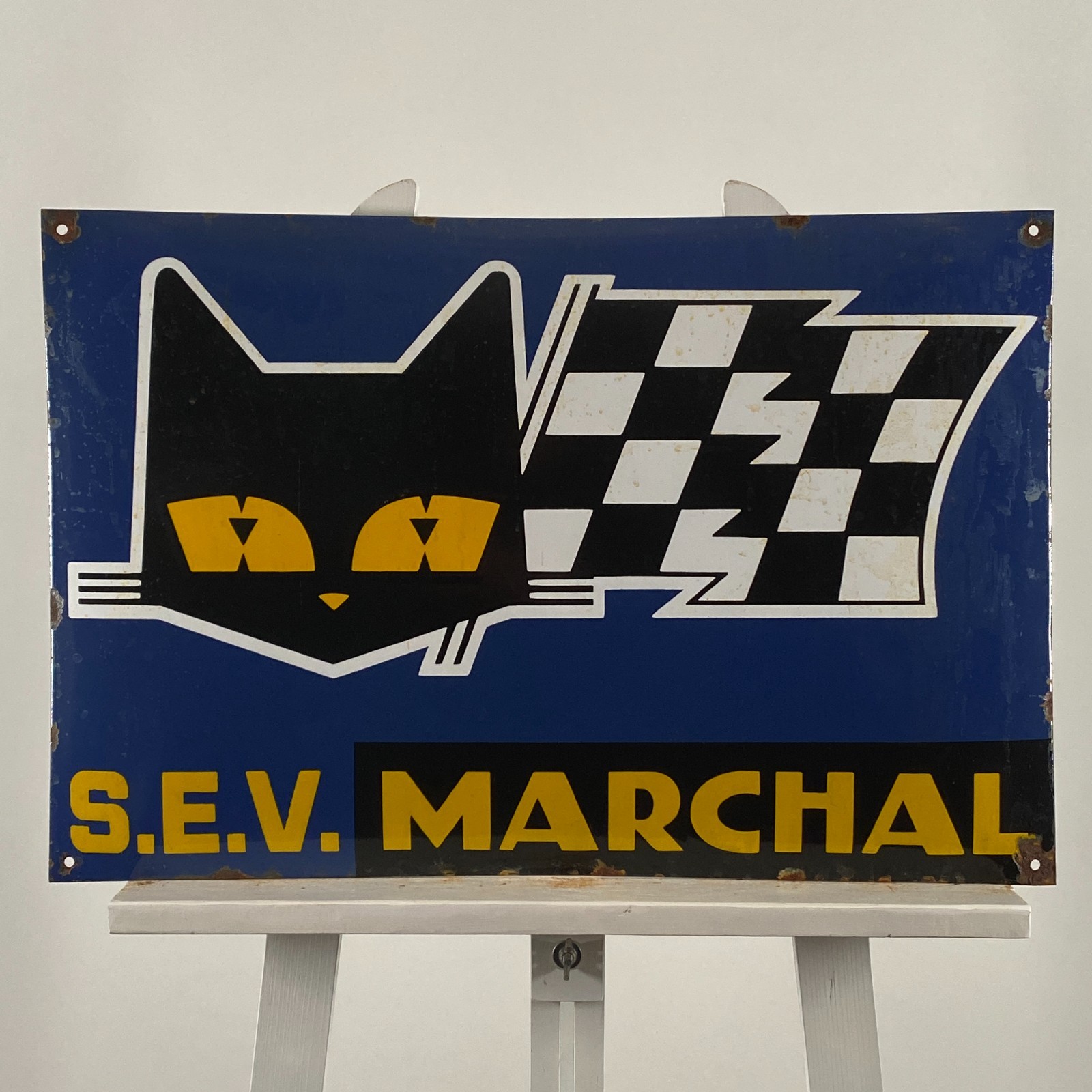 S.E.V. MARCHAL – Advertising Sign – 60x40cm (23.6×15.7″) – Unique Garage Signage