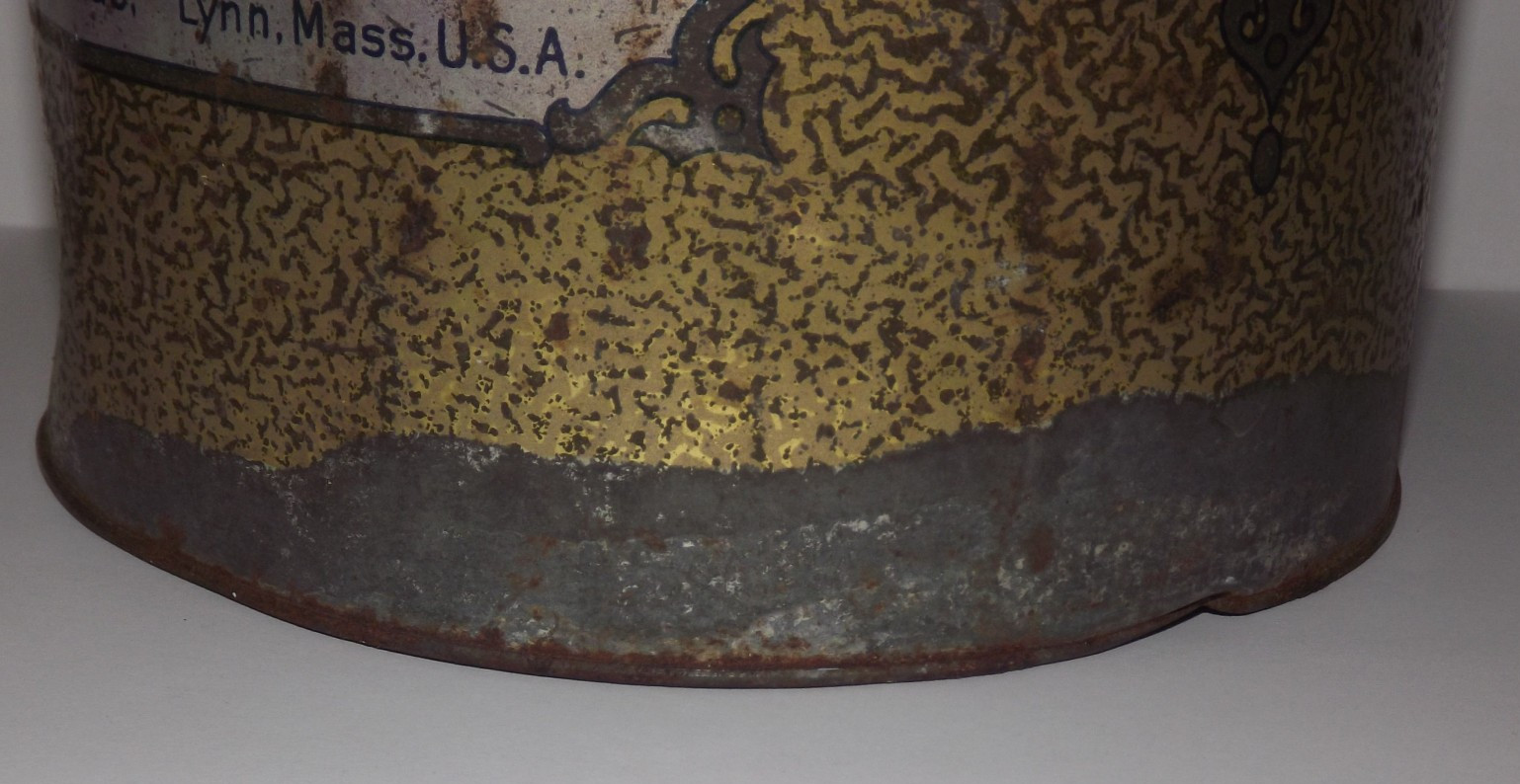 Vintage The Nut House Salted Almonds Empty Tin Lynn Mass. U.S.A.