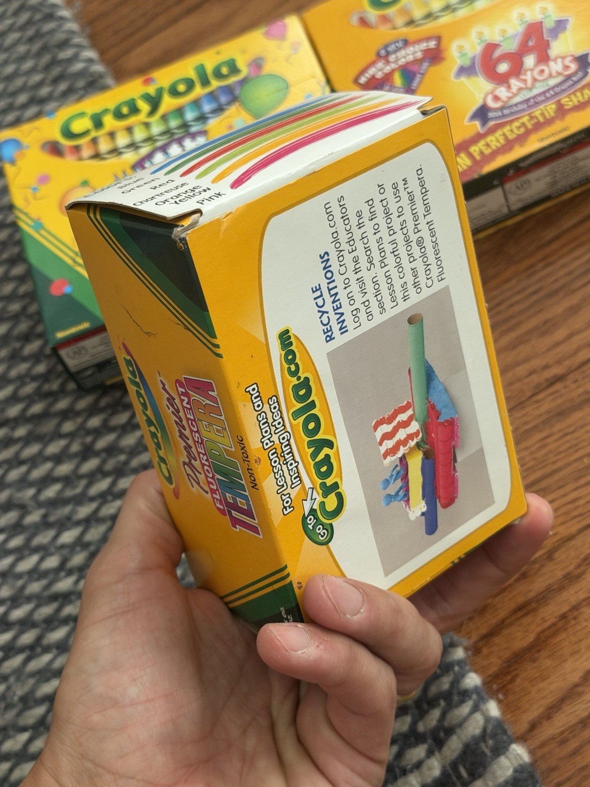 The Colors of Binney & Smith RARE TIN With Other Crayola Crayons/Tempera Lot!