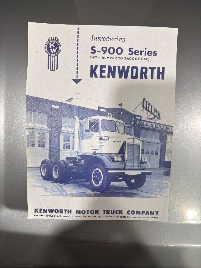 Kenworth Truck ad Brochure Advertisement Literature