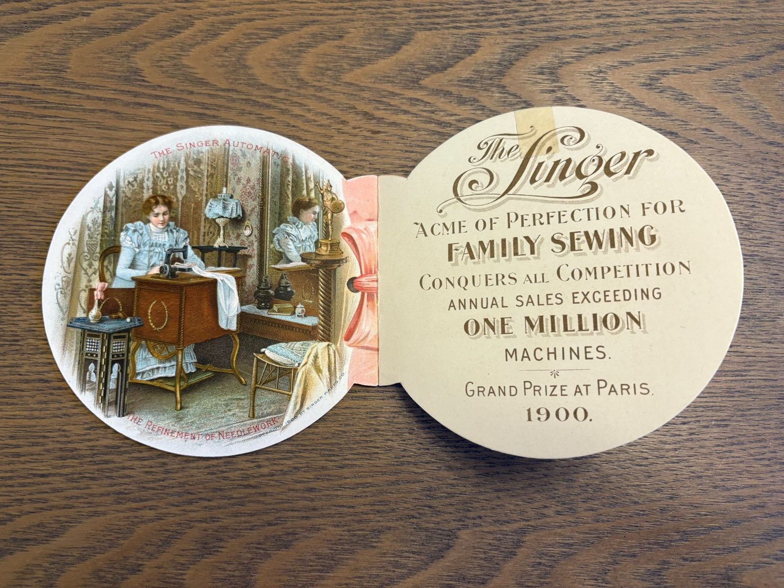 1901 Singer the Universal Sewing Machine Pan-Am Exposition Advertising Booklet
