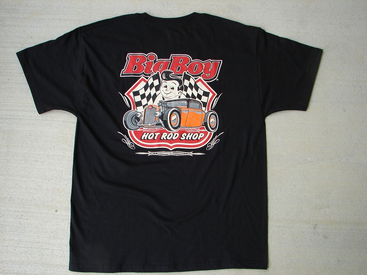 Bobs Big Boy Hot Rod Shop Car Culture Vintage Shirt Size L