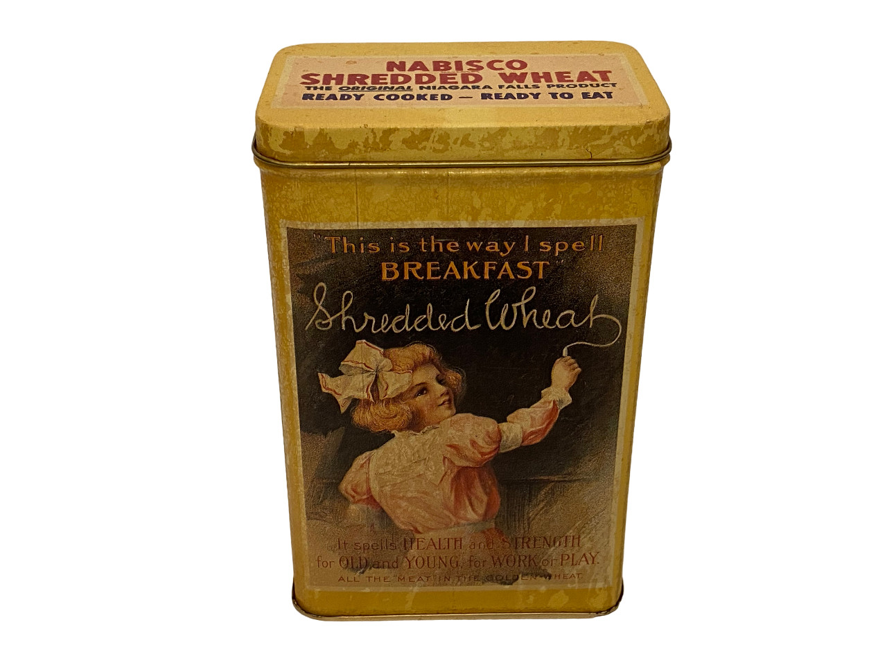 Nabisco by Bristol Ware Retro 1942 Shredded Wheat Collector’s Tin Vintage 1992