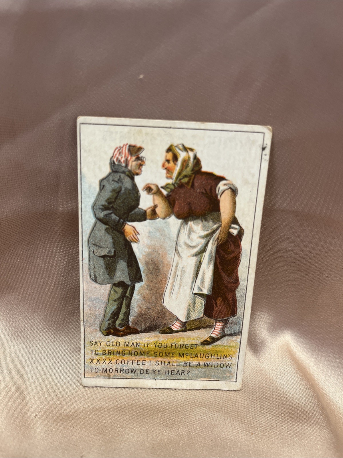 Vintage Victorian – McLAUGHLIN’S XXXX COFFEE – TRADE CARD